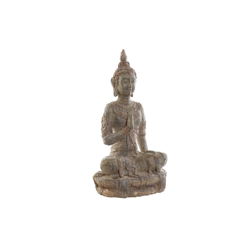 Figurine Décorative DKD Home Decor Gris Buda Résine (27,5 x 20 x 51,5 cm)