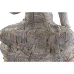 Figurine Décorative DKD Home Decor Gris Buda Résine (27,5 x 20 x 51,5 cm)