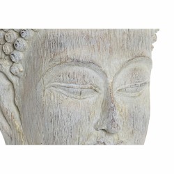 Figurine Décorative DKD Home Decor 33 x 34 x 65 cm Gris Buda Oriental Décapé