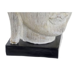 Figurine Décorative DKD Home Decor 33 x 34 x 65 cm Gris Buda Oriental Décapé