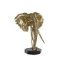 Figurine Décorative DKD Home Decor Eléphant Noir Doré Métal Résine (60 x 36 x 73 cm)