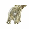 Figurine Décorative DKD Home Decor 24 x 10 x 24 cm Eléphant Doré Colonial