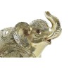 Figurine Décorative DKD Home Decor 24 x 10 x 24 cm Eléphant Doré Colonial