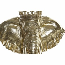 Figurine Décorative DKD Home Decor 49 x 26,5 x 57 cm Eléphant Doré Colonial