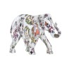 Figurine Décorative DKD Home Decor 23 x 9 x 17 cm Eléphant Blanc Multicouleur Colonial