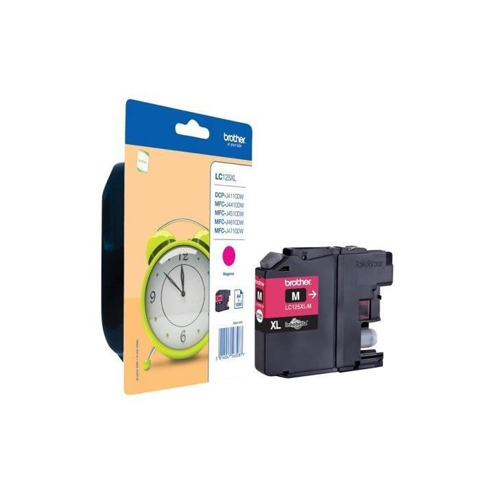 BROTHER Cartouche LC-125XL - Jaune - XL