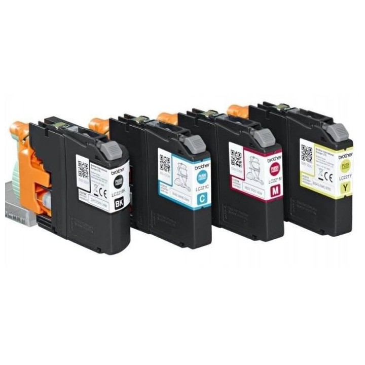 BROTHER Pack 4 cartouches - Noir, Magenta, Cyan, Jaune