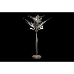 Lampadaire DKD Home Decor Gris Métal Tropical Feuille d'une plante (51 x 51 x 87 cm)