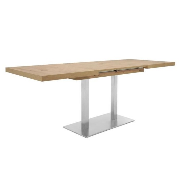 ORLANDO Table a manger a rallonge - Style contemporain - Décor chene