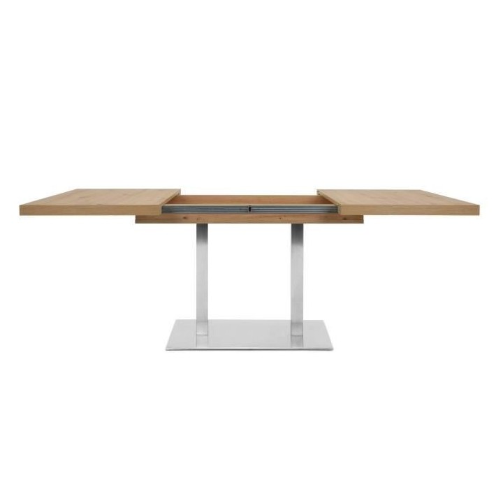 ORLANDO Table a manger a rallonge - Style contemporain - Décor chene