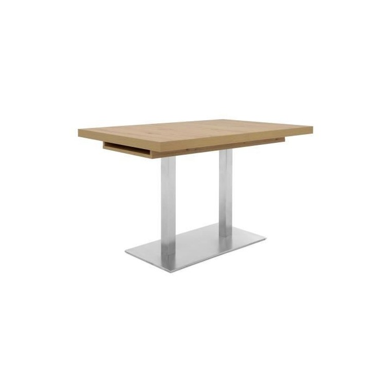 ORLANDO Table a manger a rallonge - Style contemporain - Décor chene