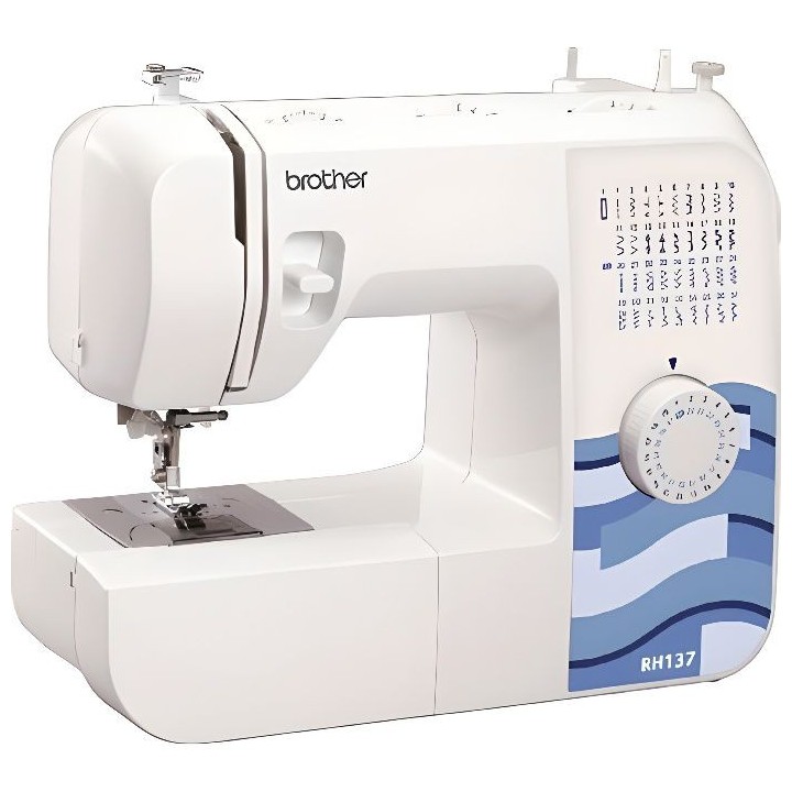 BROTHER RH-137Machine a coudre mécanique - 6 griffes d'entraînement