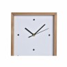 Horloge Murale DKD Home Decor Blanc Marron Bois Maisons Urbaine 20 x 4 x 30 cm