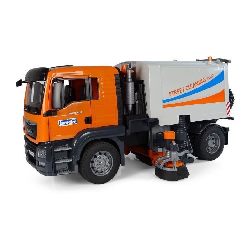 BRUDER Camion de nettoyage de rues MAN TGS - Pour enfant Garçon