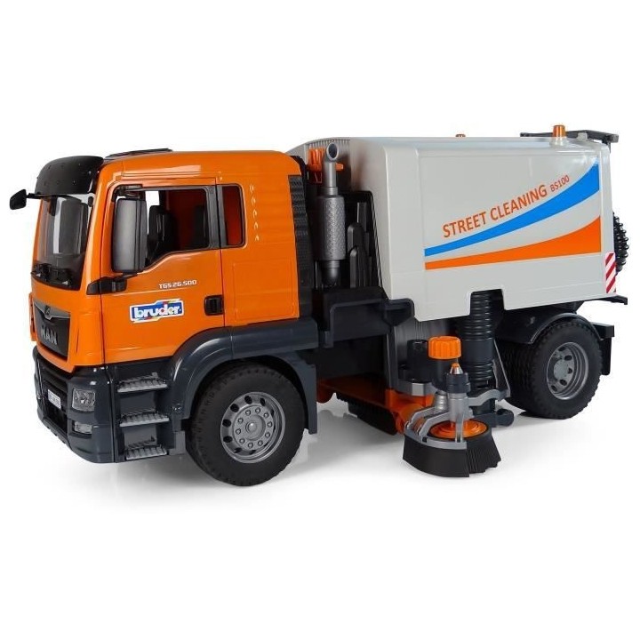 BRUDER Camion de nettoyage de rues MAN TGS - Pour enfant Garçon