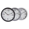 Horloge Murale DKD Home Decor Blanc Noir Gris Blanc/Noir PVC Métal Verre 3 Pièces 30 x 40 cm 30 x 4,3 x 30 cm