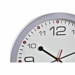 Horloge Murale DKD Home Decor Blanc Noir Gris Blanc/Noir PVC Métal Verre 3 Pièces 30 x 40 cm 30 x 4,3 x 30 cm