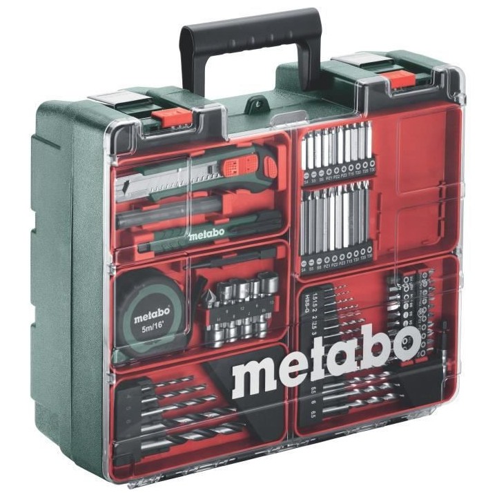METABO Perceuse visseuse avec 2 batteries 18 V 2 Ah Li-ion et un coffr