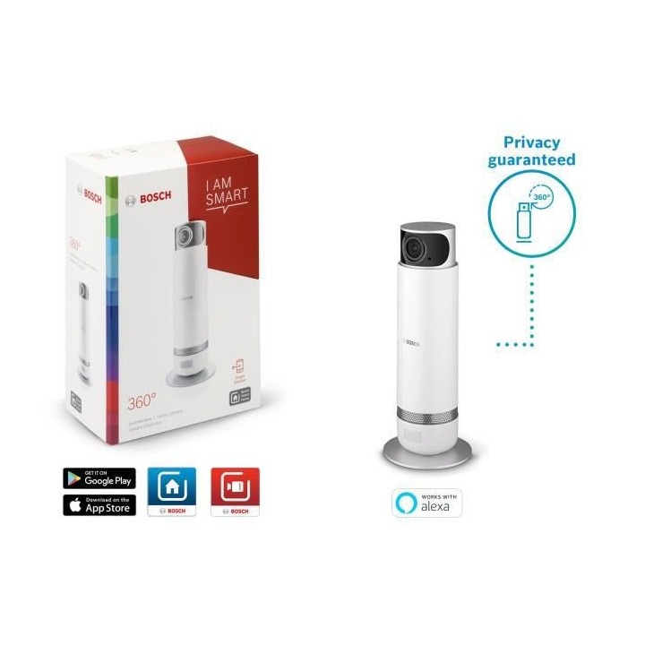 Caméra de surveillance Bosch Smart Home Full HD a usage intérieur 36