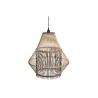 Suspension DKD Home Decor Marron Noir Bambou 50 W 50 x 50 x 52 cm