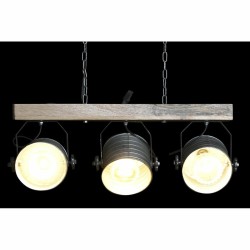 Suspension DKD Home Decor Marron Argenté Fer Bois de manguier 50 W 72 x 16 x 32 cm