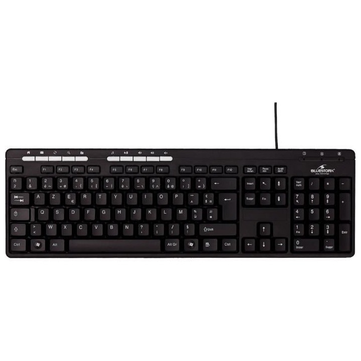 Bluestork clavier multimédia BS-KB-MEDIAFIRST - AZERTY