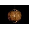 Suspension DKD Home Decor Naturel 50 W (40 x 40 x 40 cm)