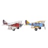 Figurine Décorative DKD Home Decor 32 x 25,5 x 10,5 cm Vintage Avion (2 Unités)