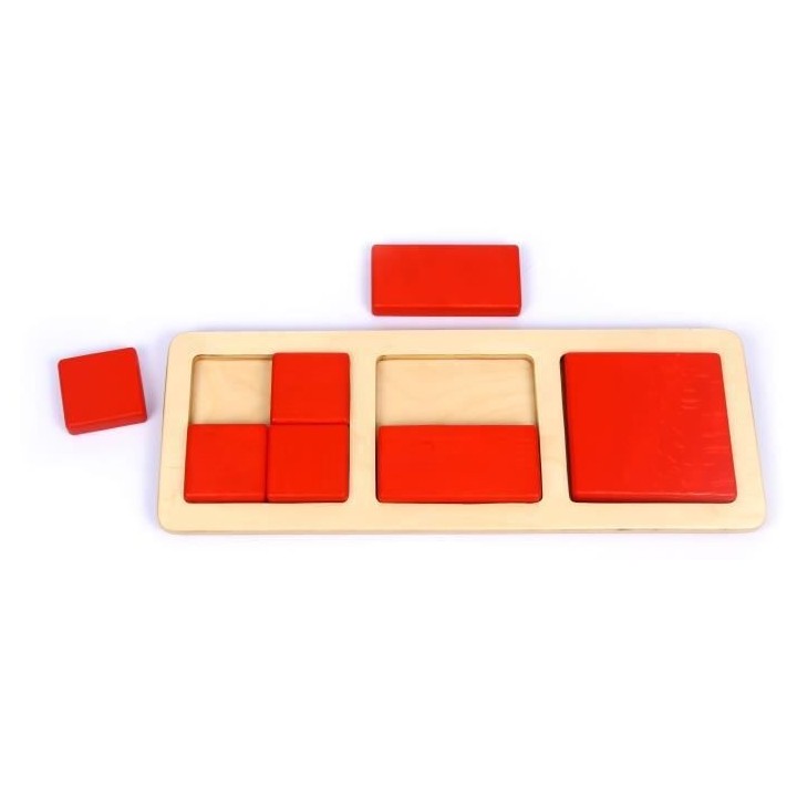 BSM - Les carrés et rectangles systeme Montessori