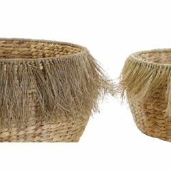 Set de basket DKD Home Decor 43 x 43 x 24 cm Frange Boho