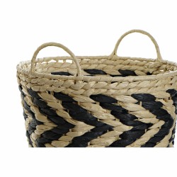 Set de basket DKD Home Decor Fibre (40 x 40 x 35 cm)