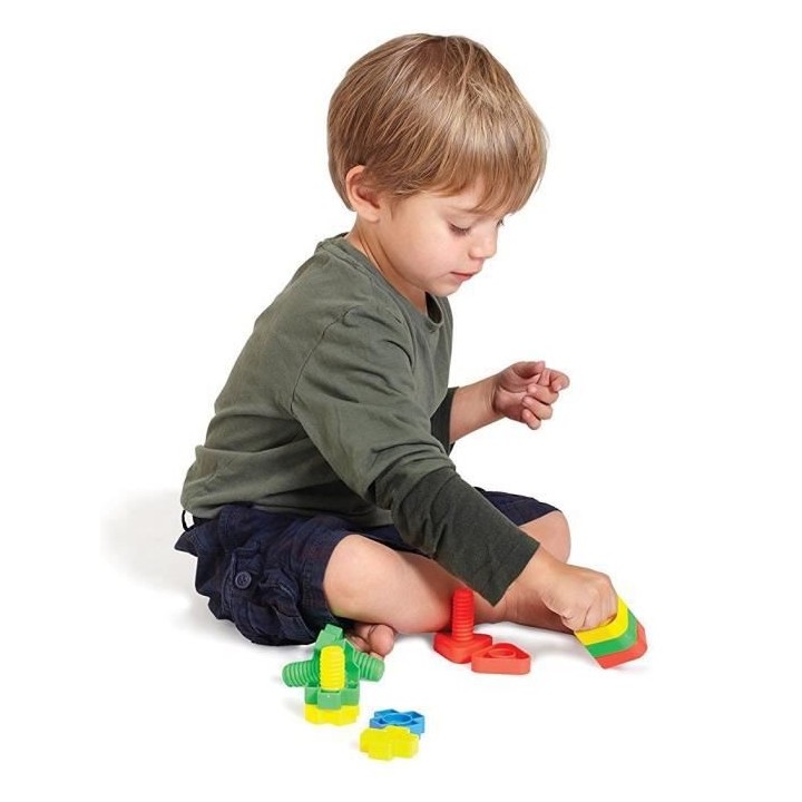 BSM Vis et Boulons - 144 Pieces + Fiches de Travail