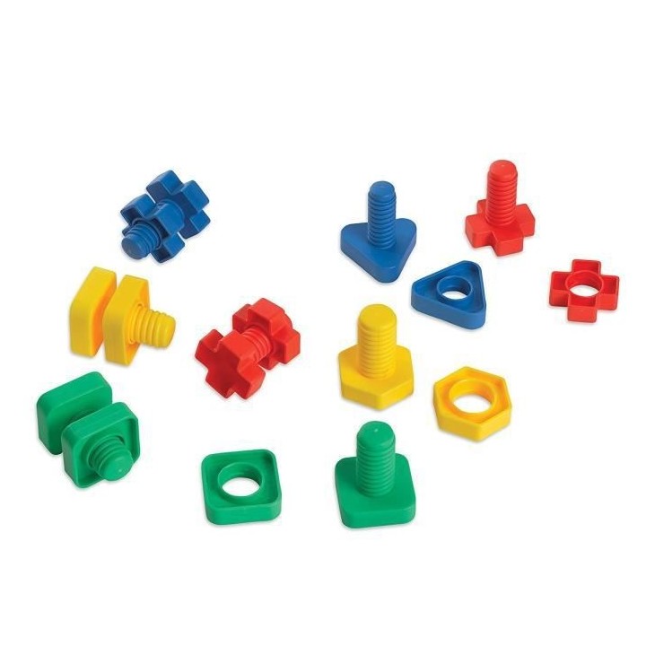 BSM Vis et Boulons - 144 Pieces + Fiches de Travail