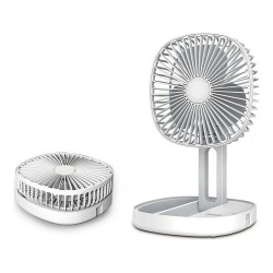 Ventilateur de Bureau Basic Home Blanc 4,5 W