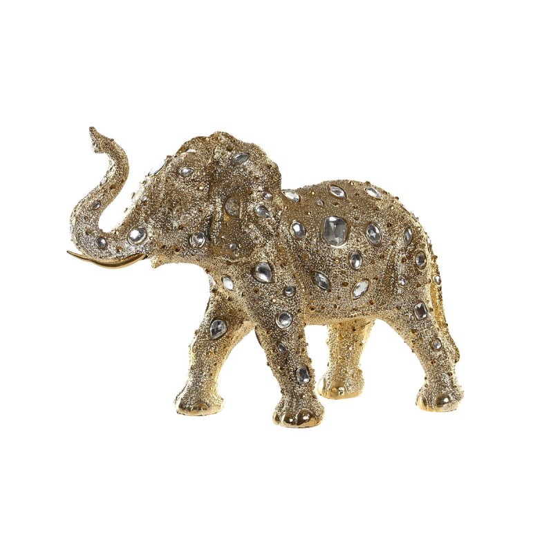 Figurine Décorative DKD Home Decor Eléphant Résine Moderne (36 x 14 x 26,5 cm)