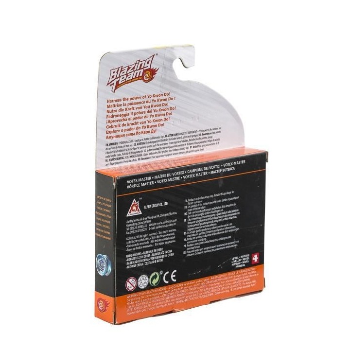 BLAZING TEAM Yo-yo métal Votex Master Niveau 4 - White Night