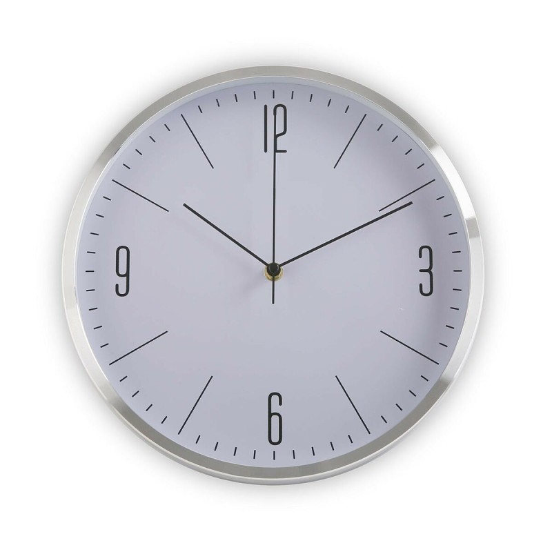 Horloge Murale Versa Aluminium (4,3 x 30 x 30 cm)