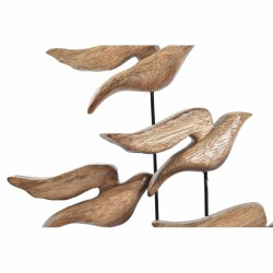 Décoration DKD Home Decor Aluminium Acacia Oiseaux (27 x 9,5 x 33 cm)