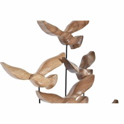 Décoration DKD Home Decor Aluminium Acacia Oiseaux (30 x 9,5 x 38 cm)