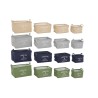 Set de basket DKD Home Decor Vert Gris Crème Blue marine Loft 39 x 27 x 24 cm (4 Pièces)