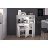 EKIPA Buffet combiné de cuisine L 101cm Blanc - READY