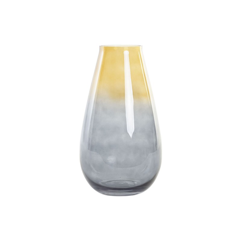 Vase DKD Home Decor Bicolore Verre 15 x 15 x 25 cm (15 Pièces)