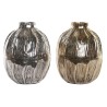 Vase DKD Home Decor Argenté Doré Aluminium Moderne 20 x 20 x 26 cm (2 Unités)