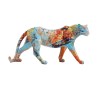 Figurine Décorative DKD Home Decor 29,5 x 8,5 x 15 cm Léopard Multicouleur Moderne