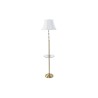 Lampadaire DKD Home Decor Doré Métal Coton Blanc Marbre 50 W (40 x 40 x 162 cm)