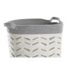 Set de basket DKD Home Decor Gris Coton (3 Pièces) (35 x 35 x 40 cm)