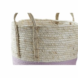 Set de basket DKD Home Decor Corde Fibre naturelle (3 Pièces) (30 x 30 x 26 cm)