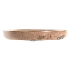 Vide-poches DKD Home Decor Bois de manguier Naturel Buda Oriental 20,5 x 20,5 x 2,5 cm