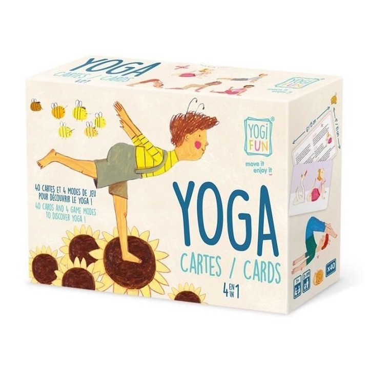 BUKI FRANCE Jeu de Yoga 4 en 1