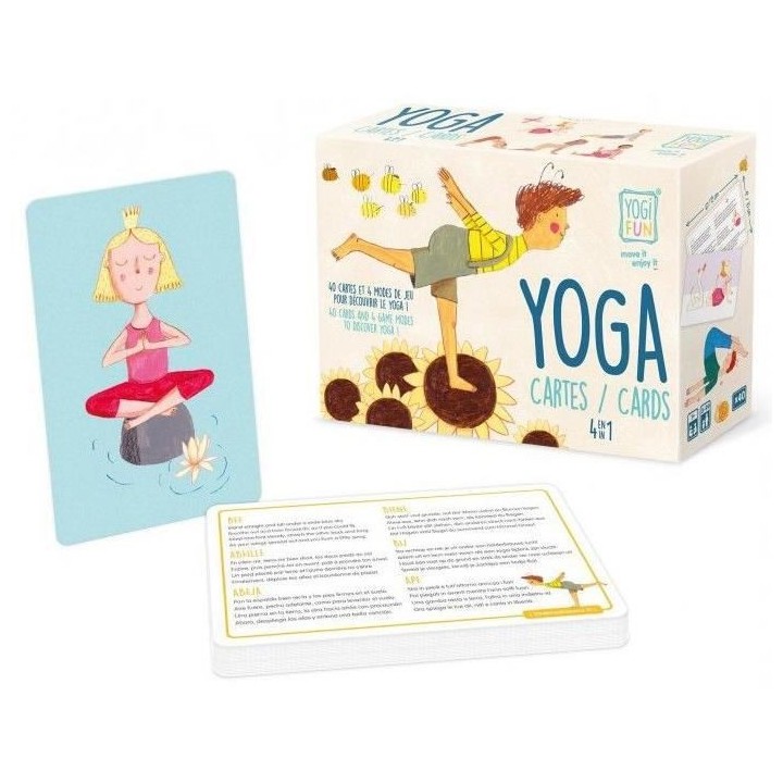 BUKI FRANCE Jeu de Yoga 4 en 1